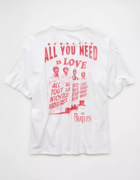 AE Boxy The Beatles Graphic T-Shirt - Image 4