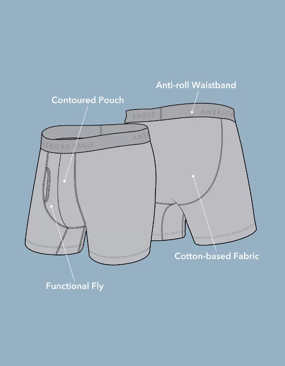 AEO Men's Dollar Bills 6" Classic Boxer Brief - Image 6