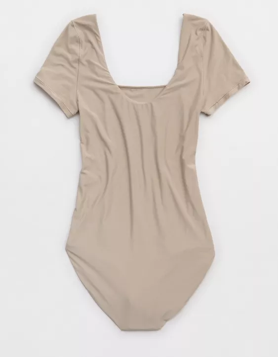 SMOOTHEZ Short Sleeve Square Neck Bodysuit - Image 4