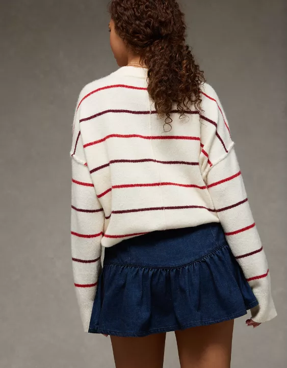 AE High-Waisted Pleated Mini Skirt - Image 2