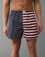 AEO Men's USA Stars & Stripes Stretch Boxer Short