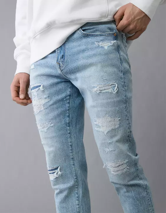 AE AirFlex+ TENCEL™ Fibers Patched Athletic Skinny Jean - Image 5