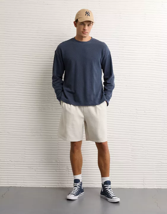 AE Boxy Washed Thermal Shirt - Image 5