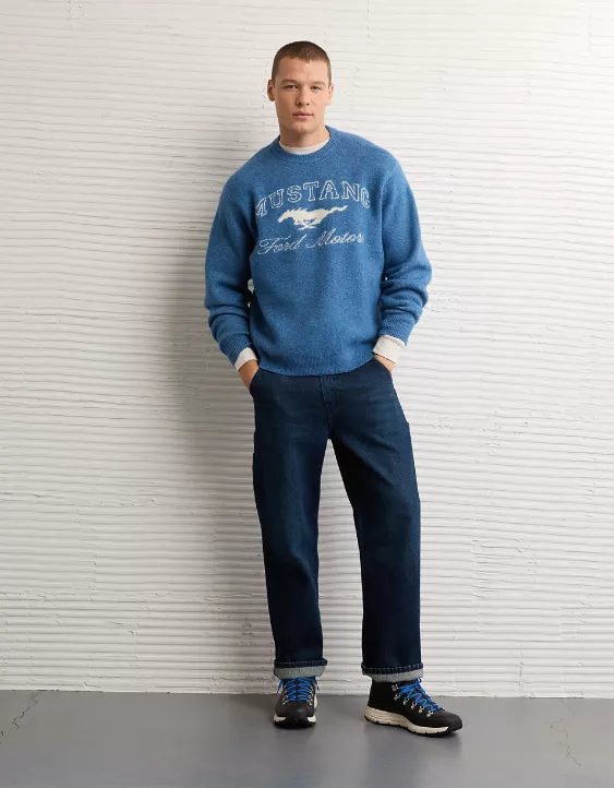 AE Cozy Cabin Ford Mustang Sweater - Image 5