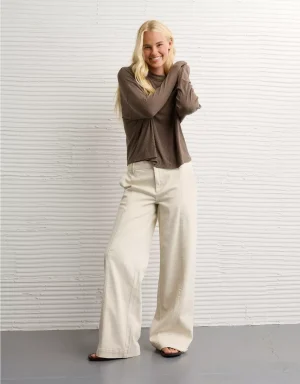 AE Soft & Sexy Long Sleeve Mockneck T-Shirt