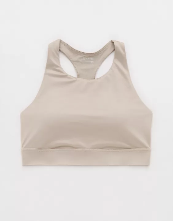 OFFLINE By Aerie Goals Gloss High Neck Sports Bra - Image 3