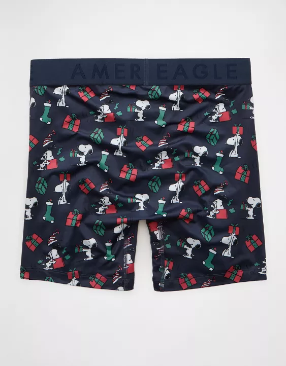 AEO Men's Snoopy Christmas 6" Flex Boxer Brief - Image 4