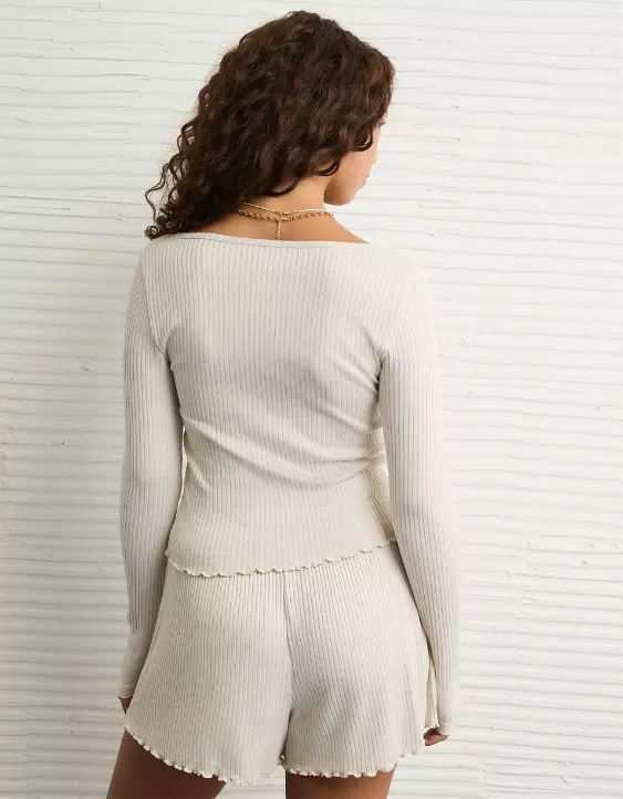 AE Ribbed Plush PJ Set - Image 2