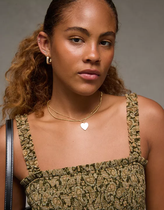 AE Handkerchief Hem Ruffle Floral Mini Dress - Image 6