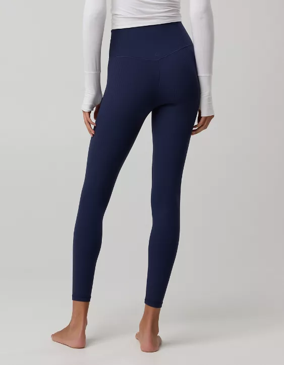 OFFLINE By Aerie Real Me XTRA High Waisted Ribbed Legging - Image 2