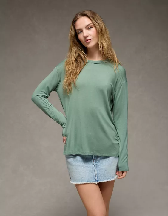 AE Soft & Sexy Long Sleeve T-Shirt - Image 5