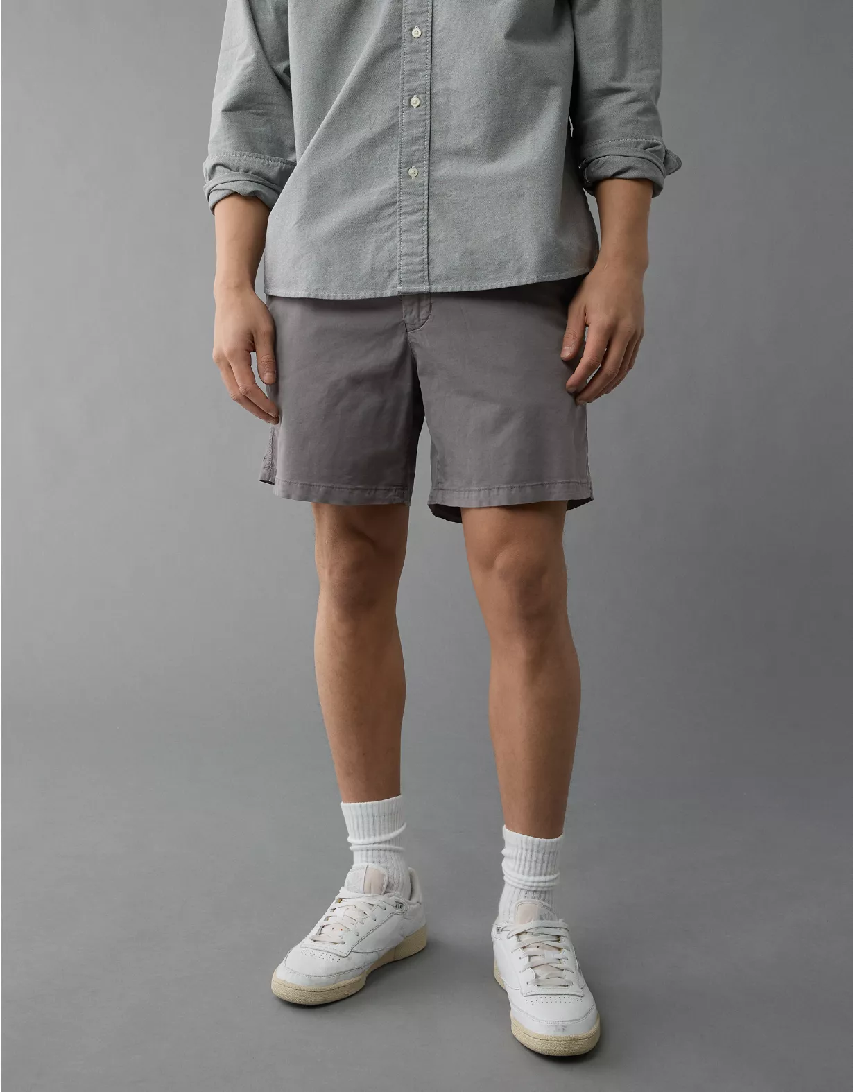 AE 7" Flex Khaki Short