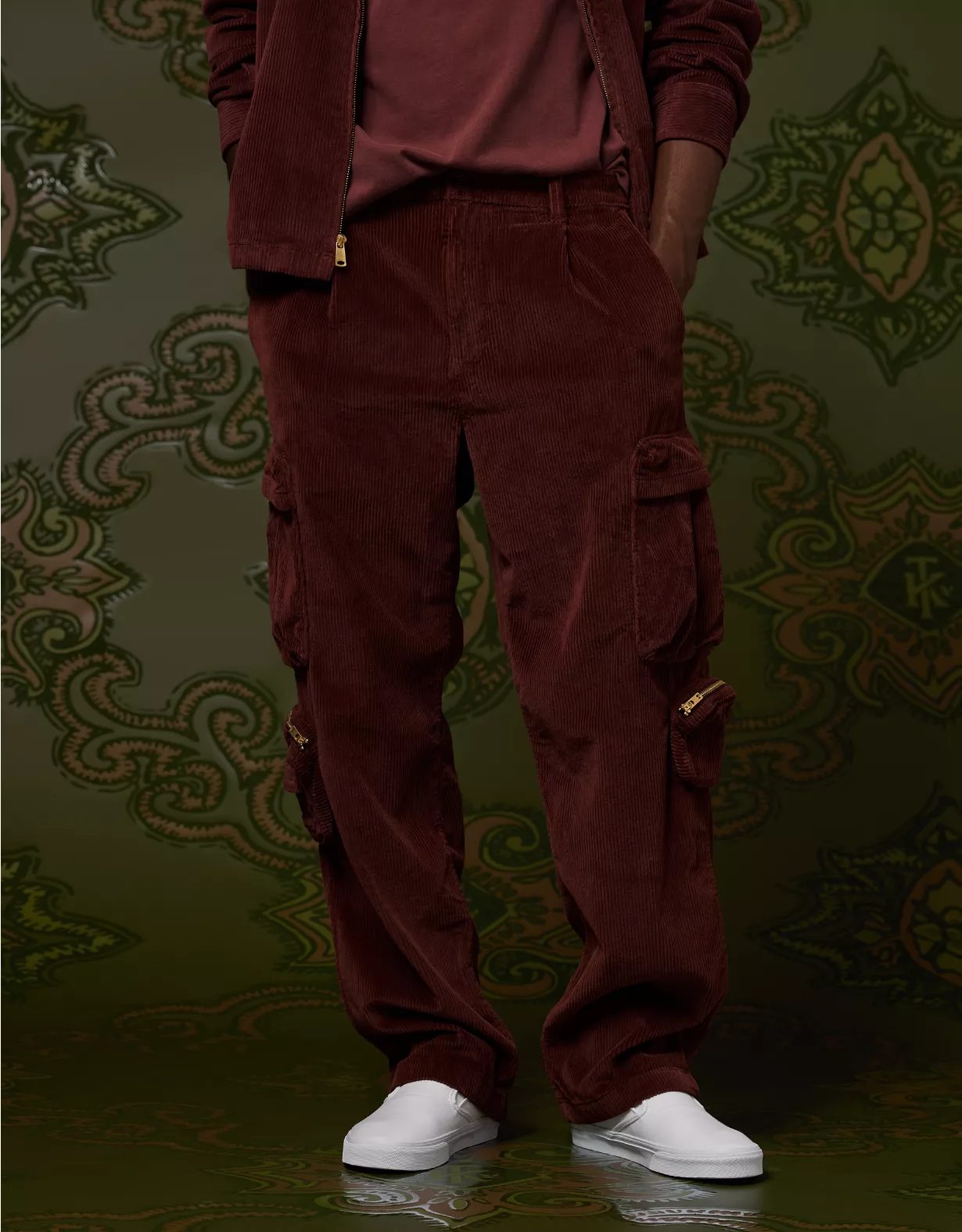 AE x Tru Kolors Relaxed Corduroy Cargo Pant