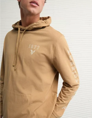AE Lightweight Icon Logo Graphic Hoodie T-Shirt