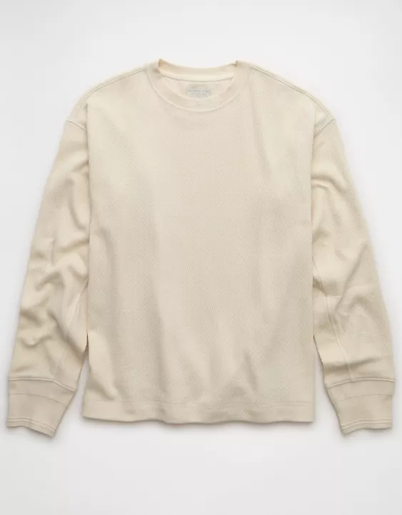 AE Boxy Washed Thermal Shirt - Image 3