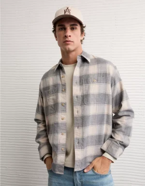AE Relaxed Fit Everyday Flannel Shirt