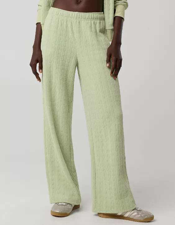 OFFLINE By Aerie Cable Lounge Trouser - Image 6