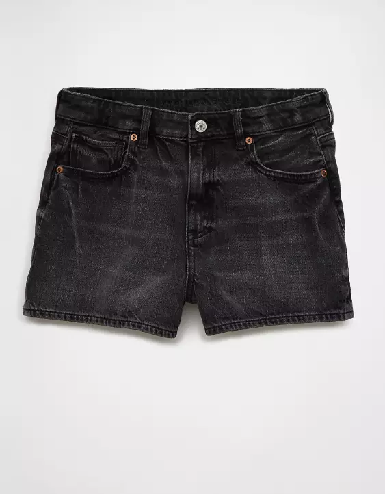 AE Strigid Denim Mom Short - Image 3