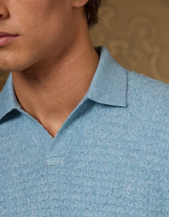 AE x Tru Kolors Long Sleeve Sweater Polo - Image 7