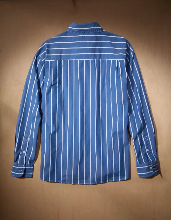 AE x Tru Kolors Poplin Striped Shirt - Image 4