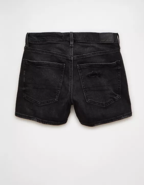 AE Strigid Super High-Waisted Relaxed Denim Short - Image 4