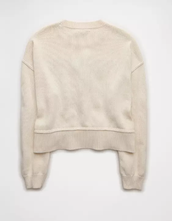 AE Notre Dame Cropped Sweater - Image 4