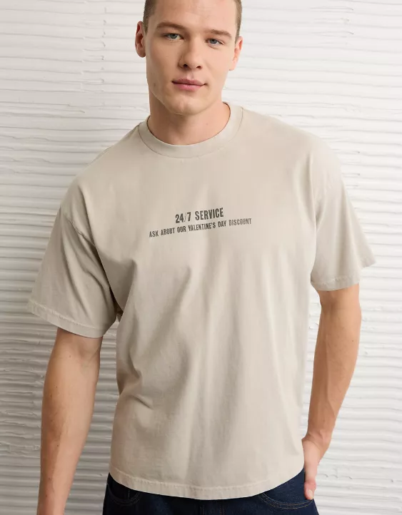 AE Boxy Valentine's Day Graphic T-Shirt - Image 2