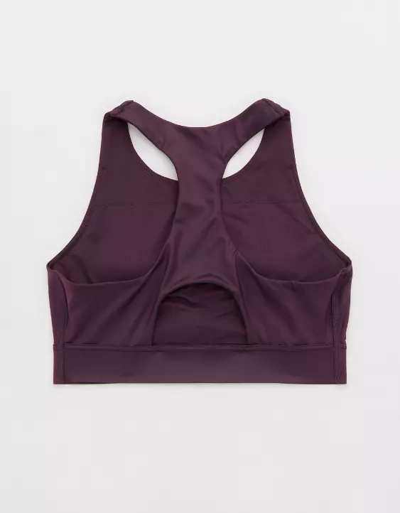 OFFLINE By Aerie Goals Gloss High Neck Sports Bra - Image 3