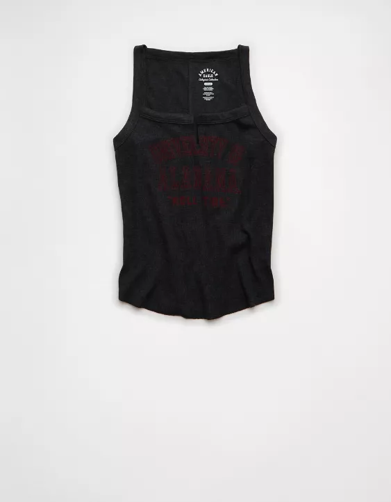 AE Alabama Crimson Tide Graphic Notch Neck Tank Top - Image 3