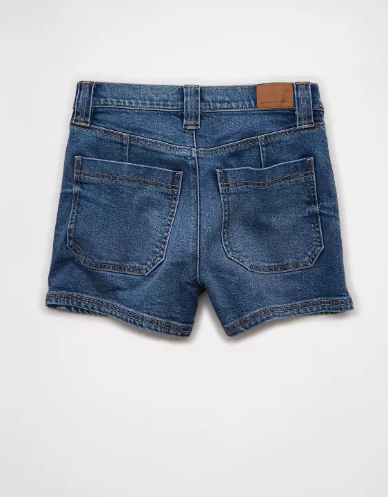 AE Strigid Super High-Waisted Relaxed Denim Utility Short - Image 4