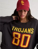 AE USC Trojans Cropped Sweater