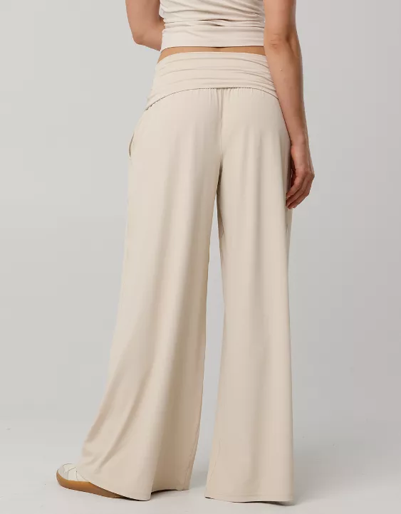 OFFLINE By Aerie Real Me Foldover Super Wide Leg Pant - Image 3