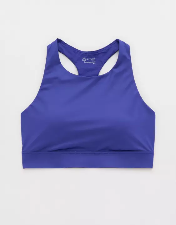 OFFLINE By Aerie Goals Gloss High Neck Sports Bra - Image 3