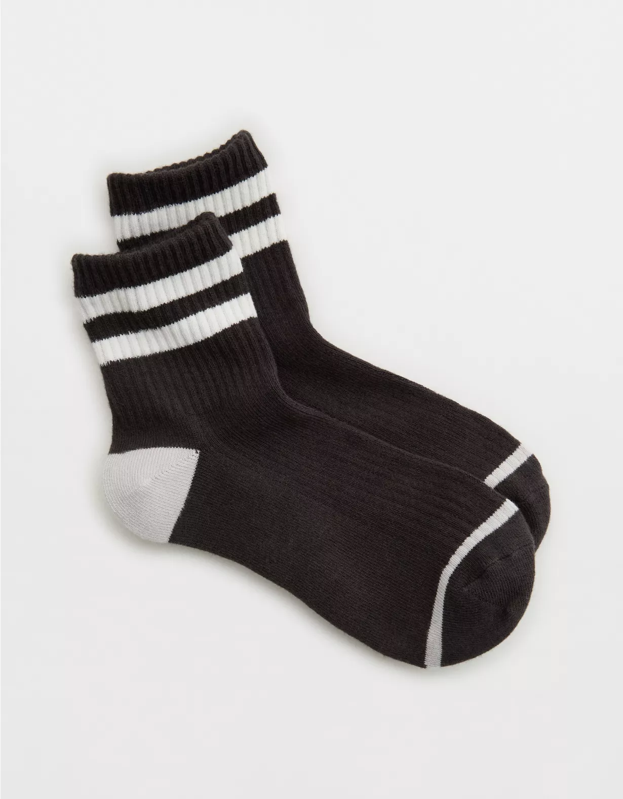 Aerie Striped Quarter Socks