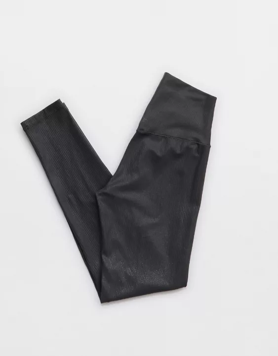 OFFLINE By Aerie Real Me XTRA Rib Foil Legging - Image 5