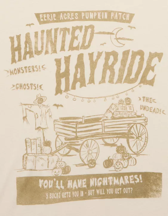 AE Oversized Halloween Graphic T-Shirt - Image 6