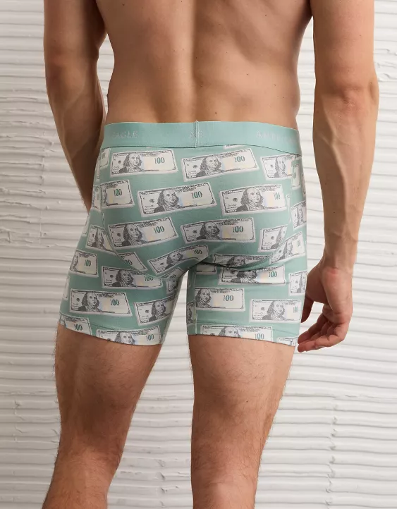 AEO Men's Dollar Bills 6" Classic Boxer Brief - Image 2