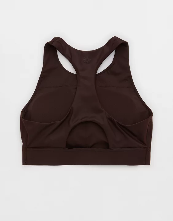 OFFLINE By Aerie Goals Gloss High Neck Sports Bra - Image 4