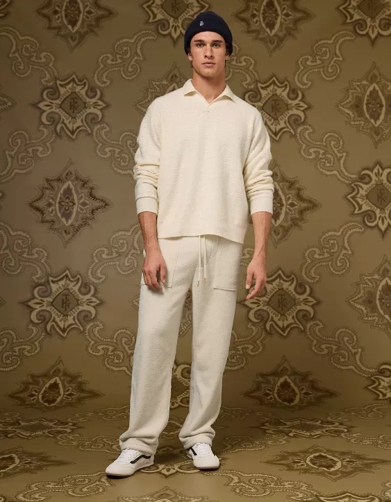 AE x Tru Kolors Long Sleeve Sweater Polo - Image 7