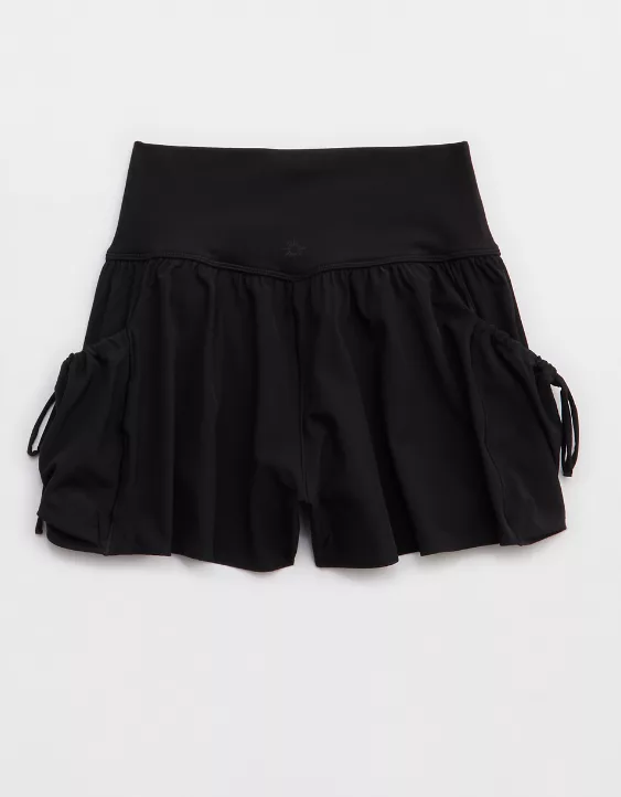 OFFLINE By Aerie Real Me Ruched Pocket Flowy Short - Image 4