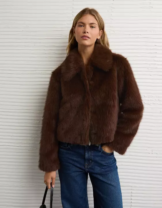 AE Faux Fur Coat - Image 2