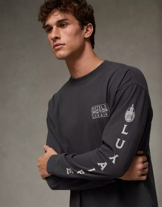 AE Boxy Long Sleeve Graphic T-Shirt - Image 2