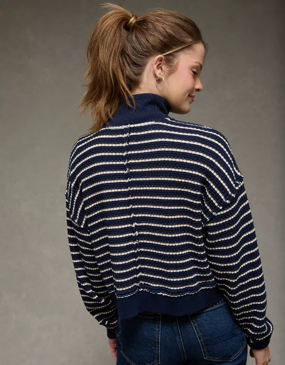 AE Half-Zip Waffle Fleece Sweatshirt - Image 2