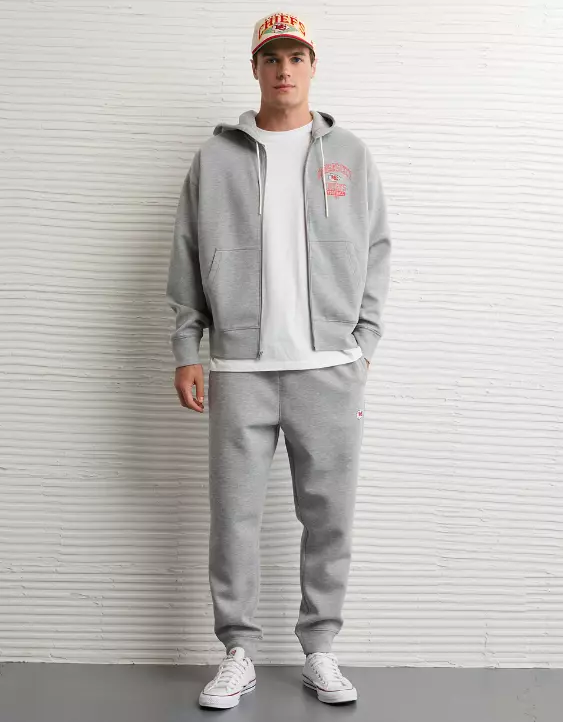 NFL Kansas City Chiefs Graphic Zip-Up Hoodie - Image 5