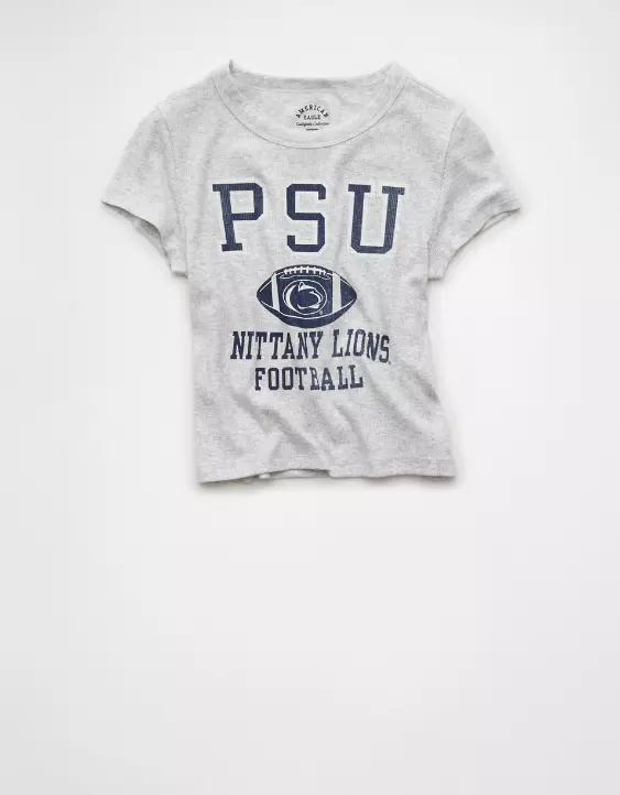 AE Penn State Nittany Lions Graphic Cropped Baby Tee - Image 3