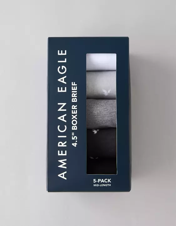 AEO Men's 4.5" Classic Boxer Brief 5-Pack - Image 2