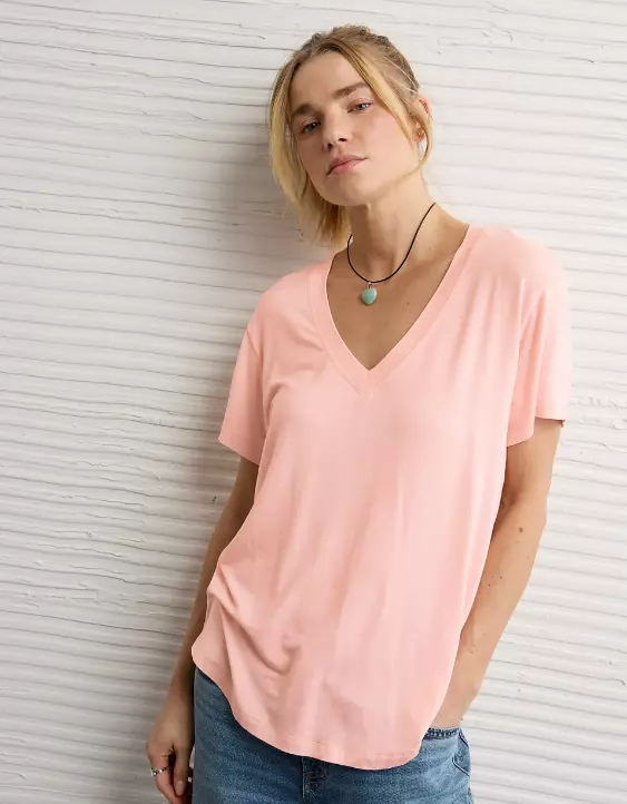 AE Soft & Sexy V-Neck T-Shirt - Image 5