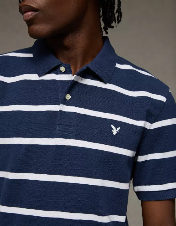 AE Striped Polo Shirt - Image 5