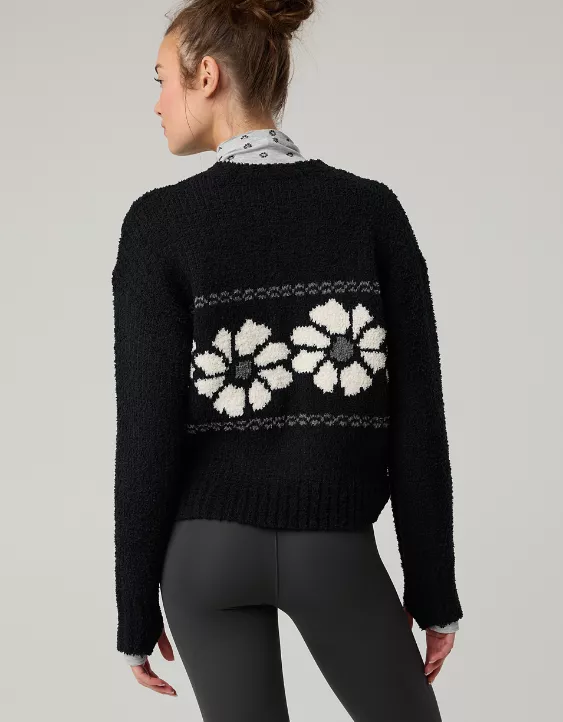 OFFLINE By Aerie Marshmallow Crewneck Sweater - Image 2