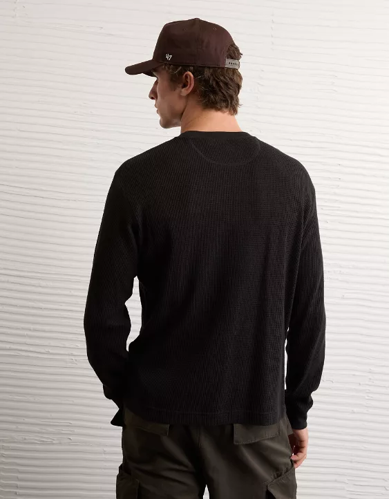 AE Cozy Waffle Thermal T-Shirt - Image 2